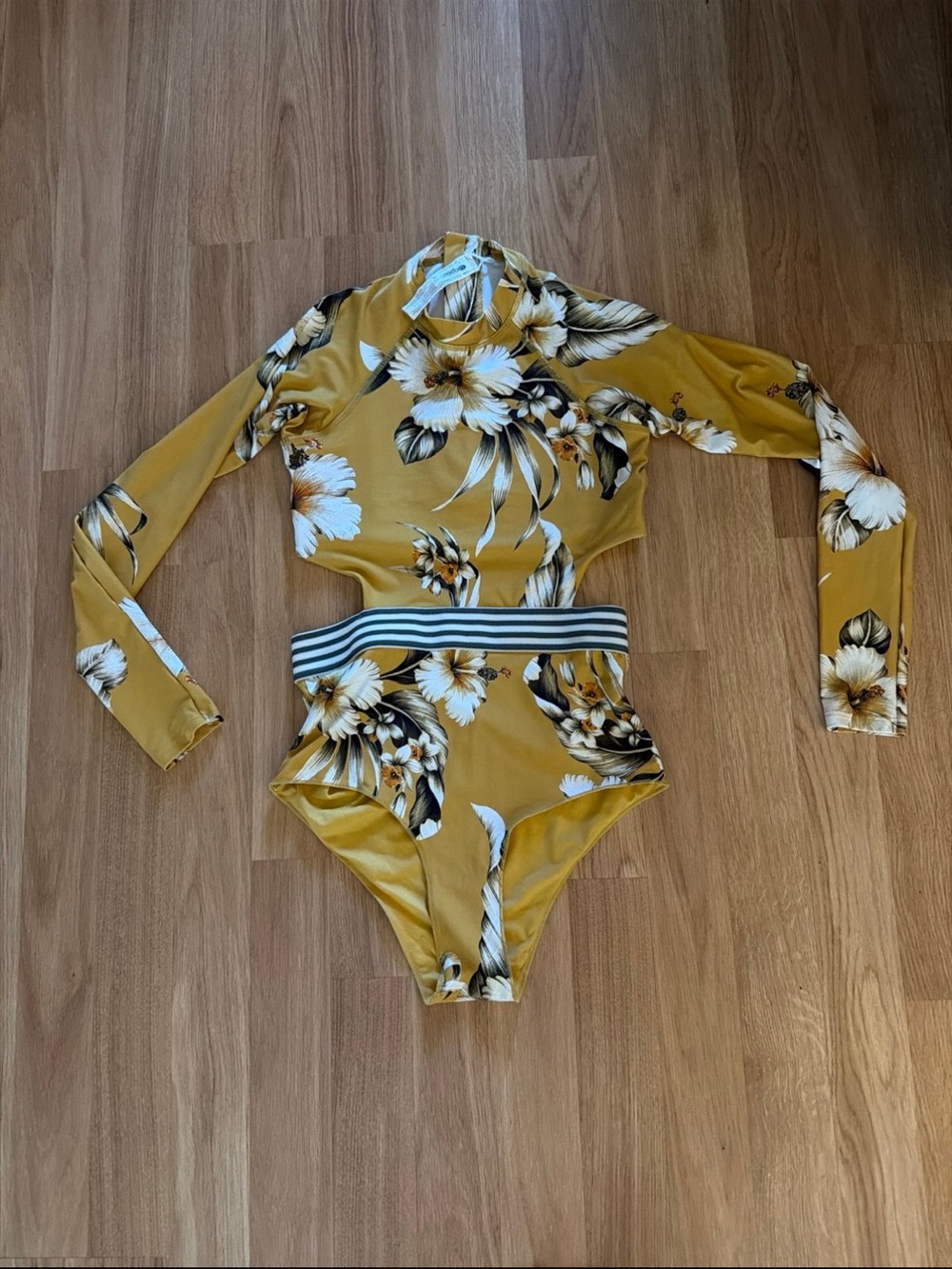 Rip curl Rashguard One Piece Suit print Island Time XS